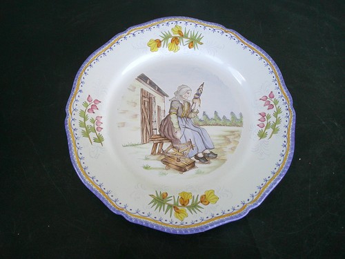 Assiette decorative - assiette, en