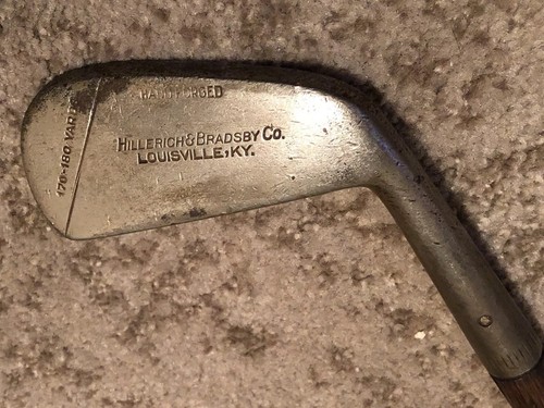 Antique hillerich bradsby - bradsby, wood