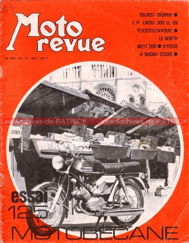 Moto revue 1985 - motobecane, 125