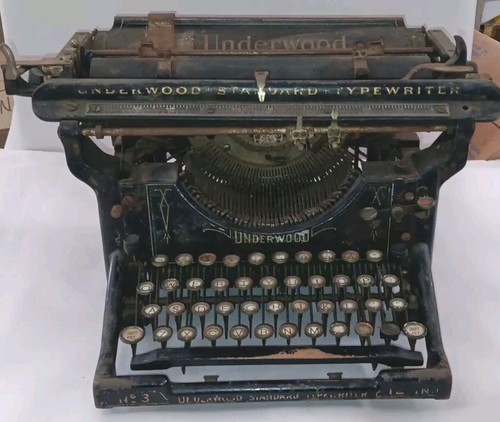 Antique underwood manual - underwood,