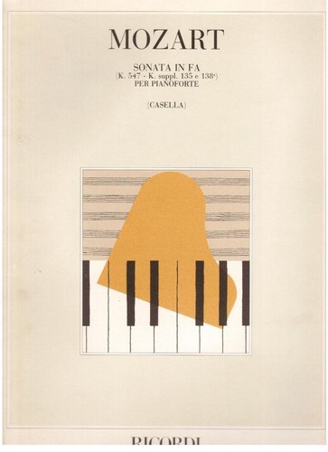 Mozart sonate 547 - sonate,