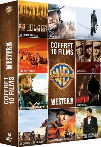 Dvd westerns coffret 10 - dvd,
