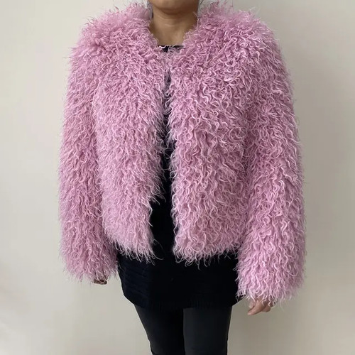 Manteau veste fourrure - manteau,