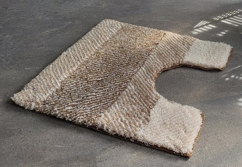 Tapis taupe beige avec - wc, taupe-beige