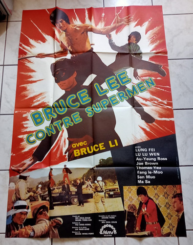 Ancienne affiche cinema bruce - affiche,