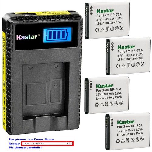 Kastar battery lcd usb - battery,