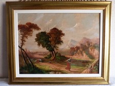 Tableau peinture ancienne - , 19