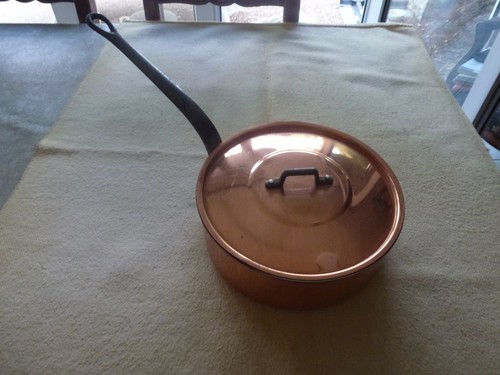 Superbe sauteuse cuivre - superbe, etamee