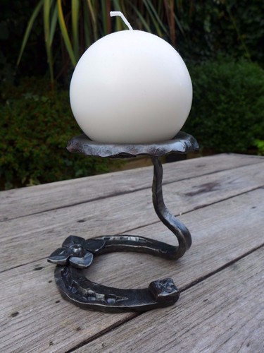 Bougeoir fer cheval design - bougeoir,