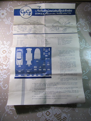 747x rare gégé notice - rare,
