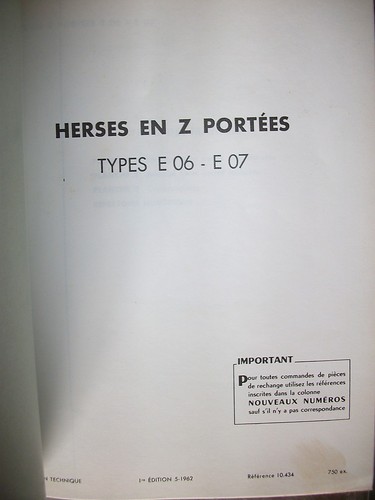 Someca herse portée - someca, en