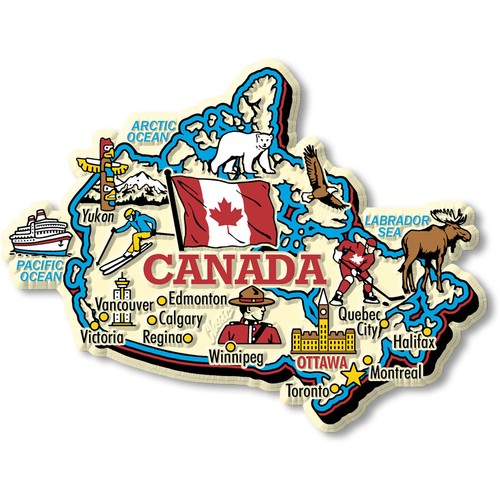 Canada jumbo country magnet - jumbo, by