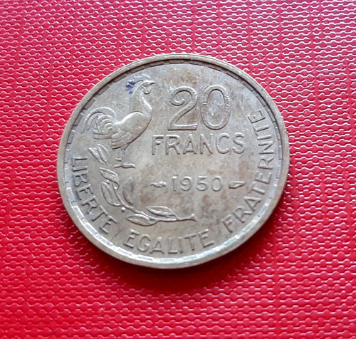 Francs 1950 plumes - francs,