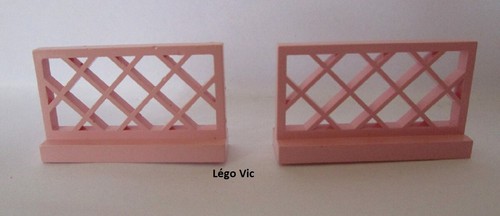 Lego 3185 barrière fence 1 - x2,