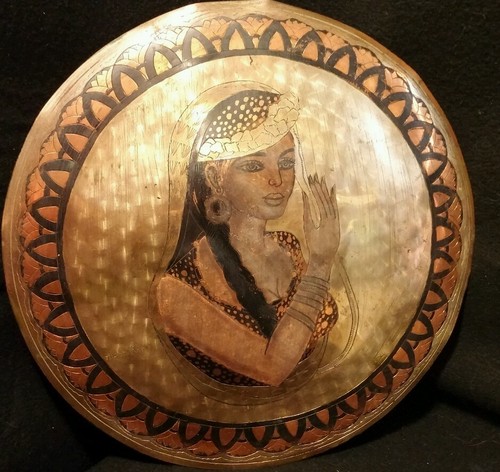 Hammered brass and - hammered,