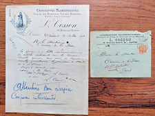 Courrier 1901 conserves - courrier,