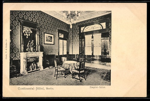 Carte postale berlin hôtel - postale,