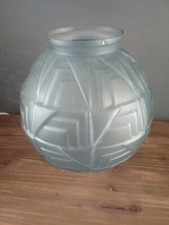 Vase Art Déco Verre moulé
