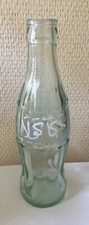 COCA- COLA Bouteille ancienne des années 1970 / Inscriptions français et arabe