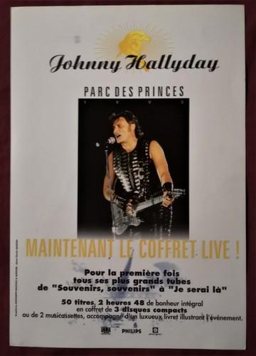 Johnny hallyday pub coffret - johnny, du