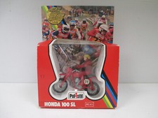 MOTO HONDA 100 SL + MOTARD par POLISTIL Club 33 MC 411 Italy Vintage au 1/24