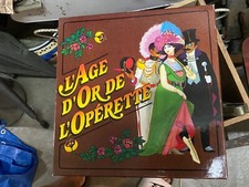 ANCIEN COFFRET 8 DISQUE 33 TOURS VINYLE L ÂGE D OR DE L OPÉRETTE 