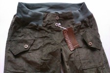 "BEBEFIELD "Pantalon de grossesse Taille 36 - Velours - Ancona Vert/Olive - Neuf