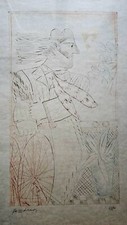 Alekos Fassianos Lithograph