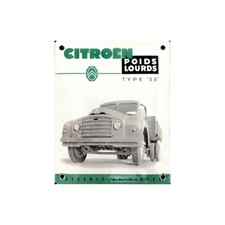 Plaque émaillée : CITROËN  U23  TYPE 5
