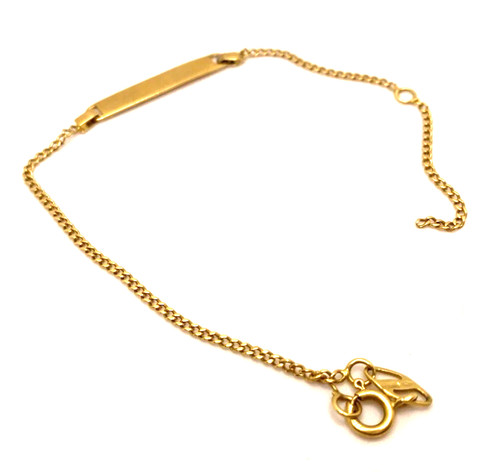 Bracelet chaine jaune 18 - jaune,