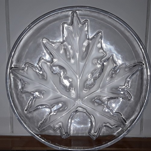 Coupe cristal grand plat - cristal, ou