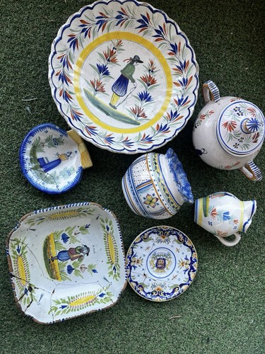 Henriot quimper lot plats - hr,