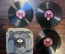 Lot 4 disques 78 tours - Musette / Jazz de danse / Romantisme - Francis Salabert