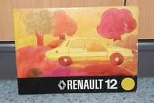 Manuel d'utilisation Renault 12