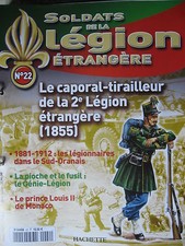 FASCICULE  22 LEGION ETRANGERE CAPORAL TIRAILLEUR 2è LEGION 1855