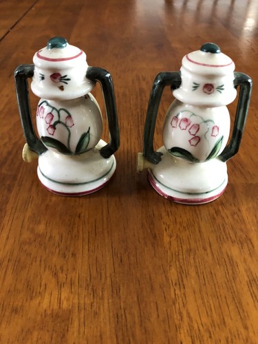 Vintage floral lantern salt - vintage,