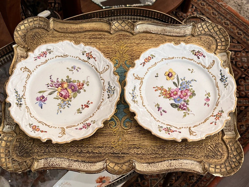 Assiettes porcelaine decor - assiettes,