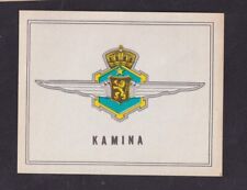 Ancienne  étiquette    paquet Allumette Belgique BN160056 Kamina Lion Aile