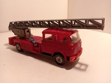 Norev 97 F Berliet GBK18 grande echelle Magirus DL30H Sapeurs Pompiers 1/43