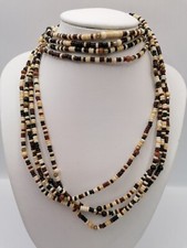 Grand Collier perles Fantaisie