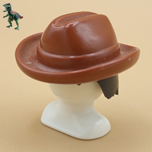 Playmobil chapeau brun - brun, avec