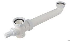 Tubulure évier 2 cuves