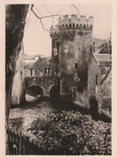 Photo carte soldat allemand WW2 CHARTRES la porte Guillaume - 5280