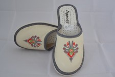 Pantoufles en cuir ,mules,chaussons,babouche, Femme pointure 35 au 42