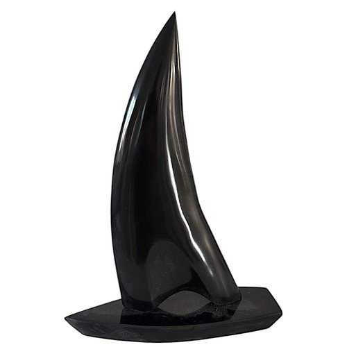 Barque avec voile sculpture - sculpture, de