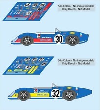 Décals Matra MS650 Le Mans