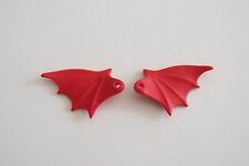 PLAYMOBIL (L8138) MOYEN-AGE - Ailes Rouge Forme Dragon Chauve Souris 4147 4835 