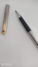 Stylo Parker 180 Acier & Or -