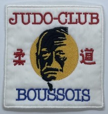 ÉCUSSON/PATCH - JUDO-CLUB - BOUSSOIS - 9x9cm. !!  (E2)