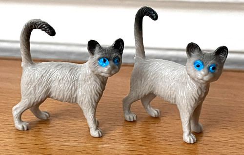 Lot figurines chat - de,